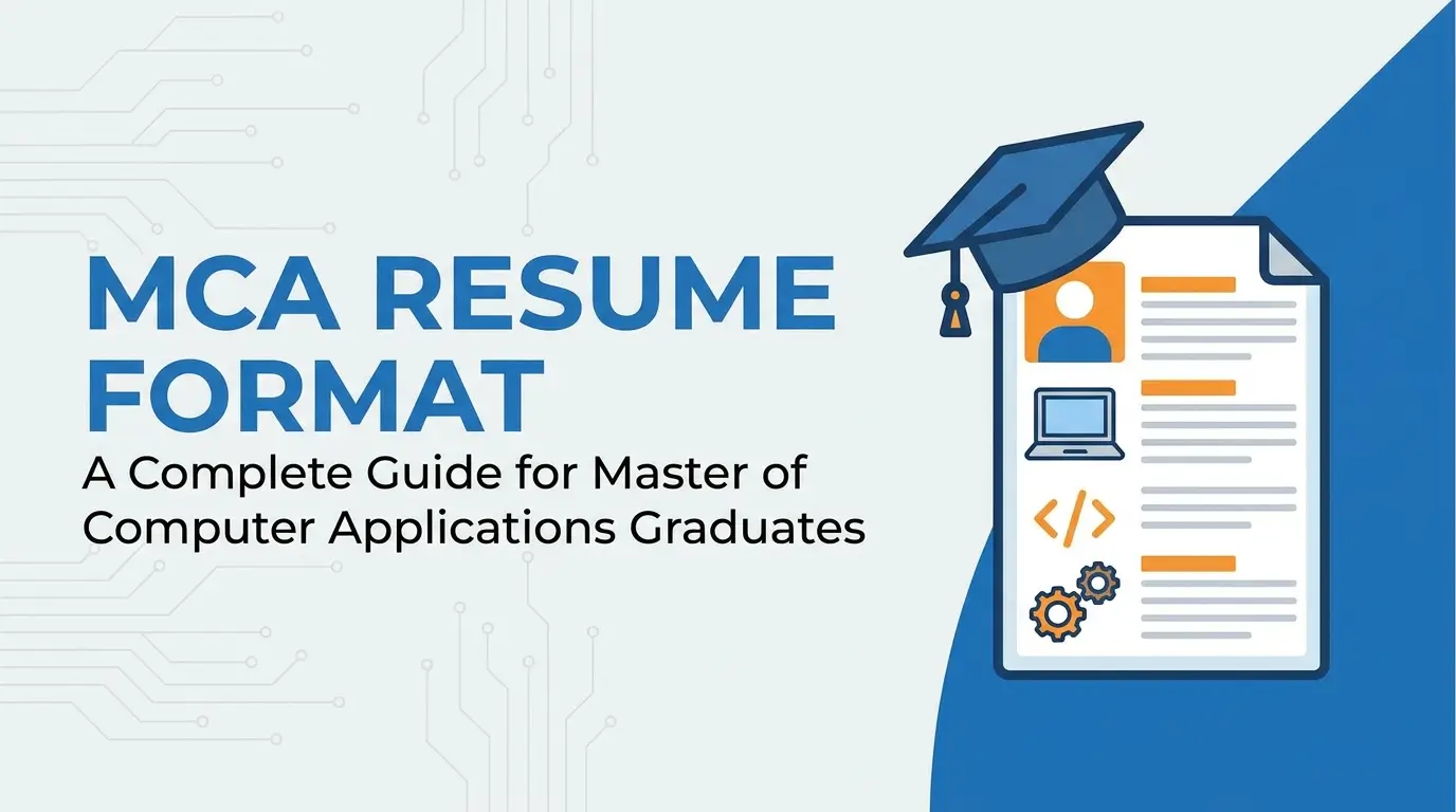 MCA Resume Format