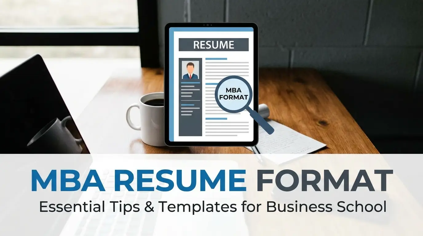 MBA Resume Format