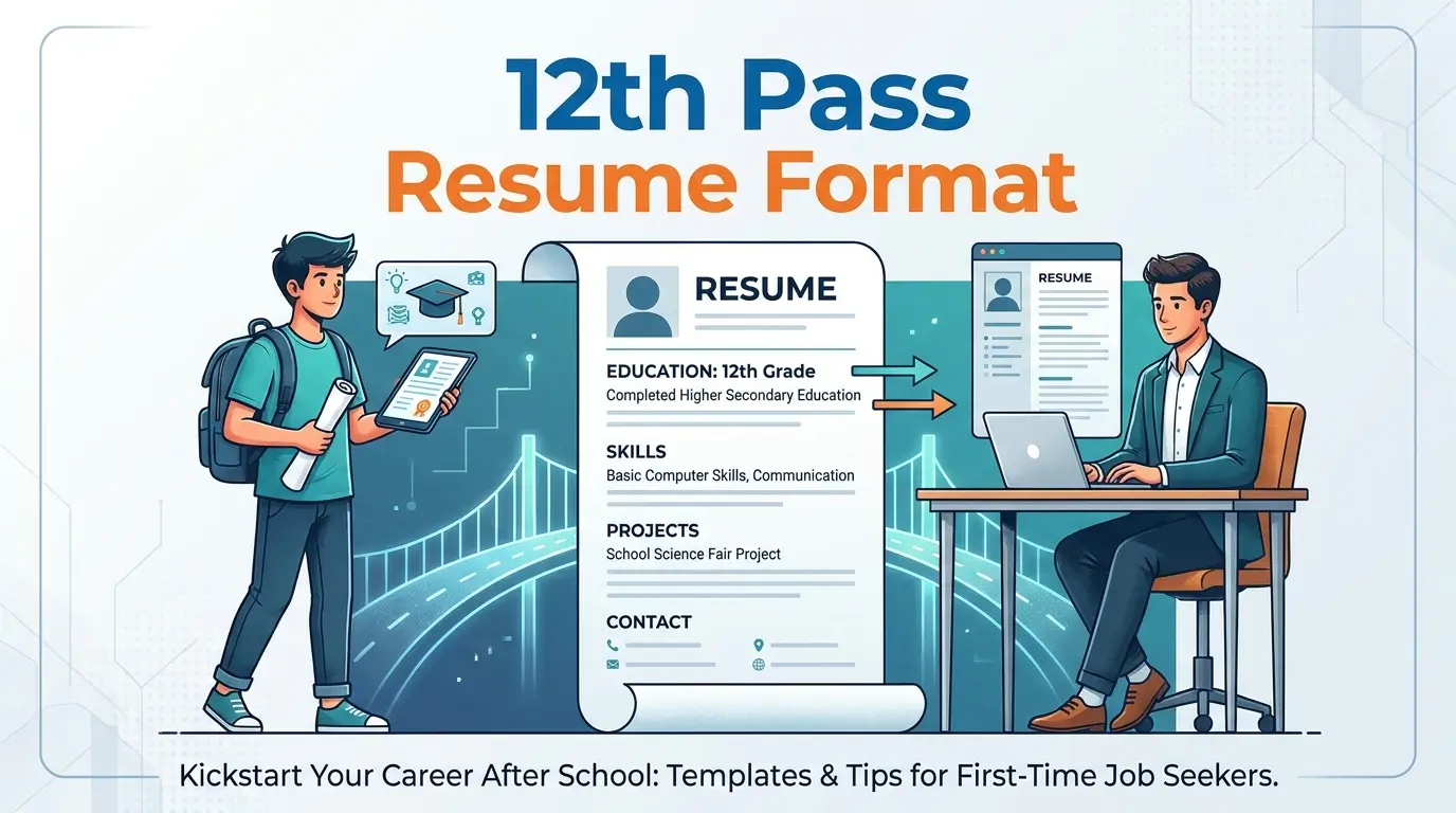 12th Pass Resume Format