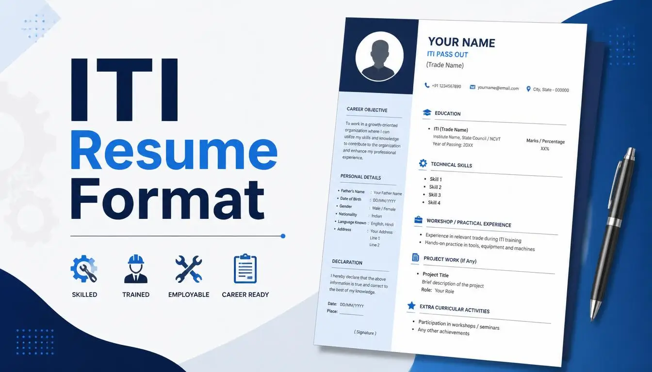 ITI Resume Format